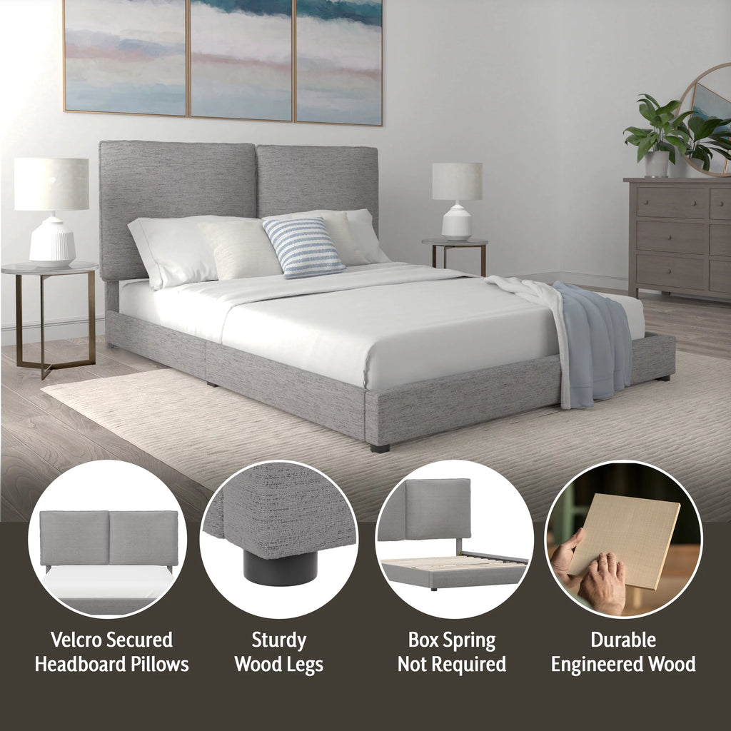 Queen Platform Bed S6816