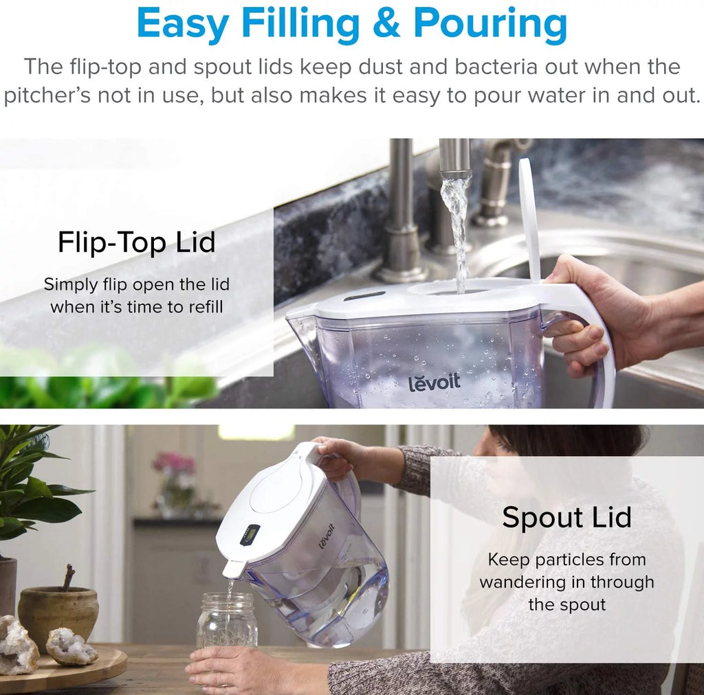 Water Filter Pitcher 10 Cup White W855563