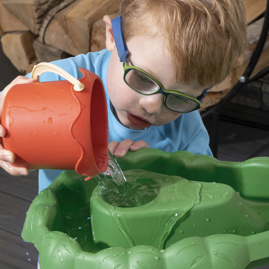 Gray Plastic Water Table with 13-piece Playset K989