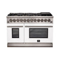 48 Inch White Dual Fuel Range H819485