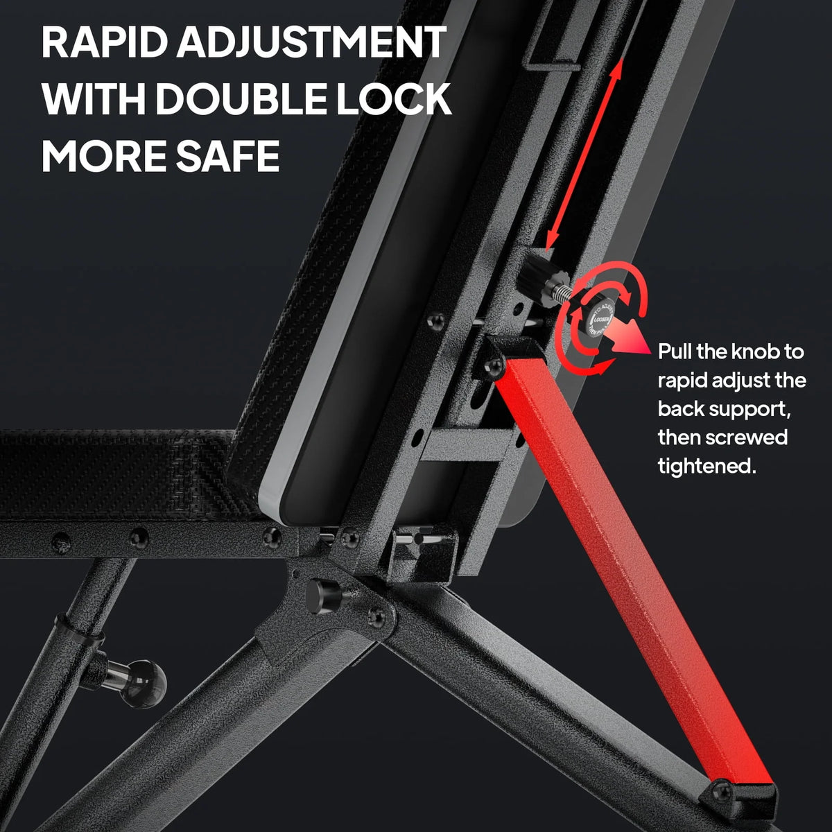Foldable Adjustable Weight Bench K63366