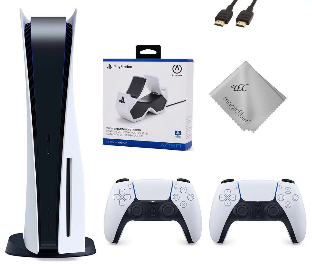 PS5 Gaming Console Disc Version with Extra Controller F7906