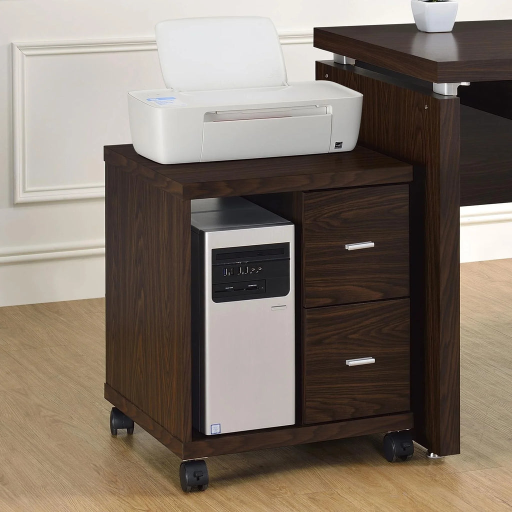 Medium Oak Wood Computer Desk K8422