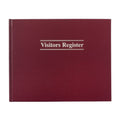 Visitor Registration Book, 8 1/2" x 11 1/2", 112 Pages, Black D856904