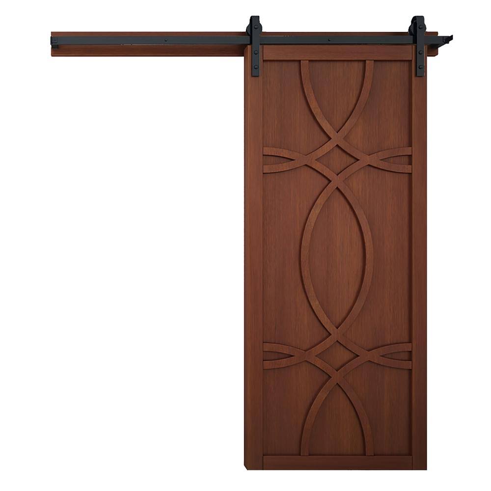 36 in. x 84 in. Wood Sliding Barn Door with Hardware Kit T622