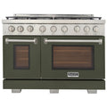 48 6.7 cu. ft. Natural Gas Range Olive Green Q6810