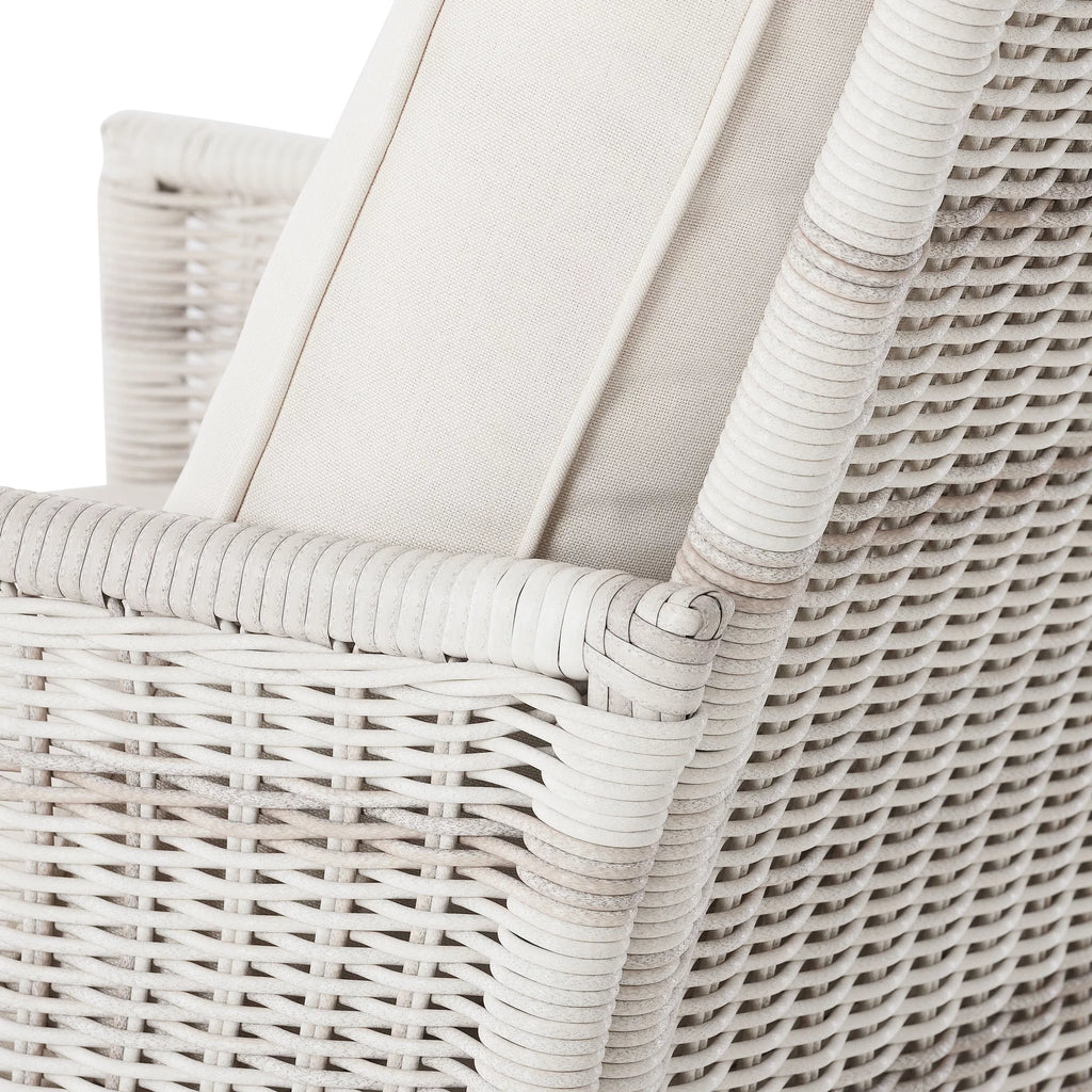 Wicker Outdoor Loveseat with Cushions J641