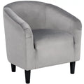 Yellow Upholstered Velvet Accent Chair Z12006