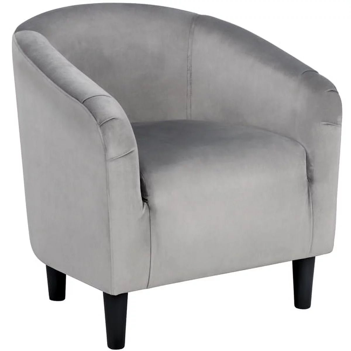 Yellow Upholstered Velvet Accent Chair Z12006