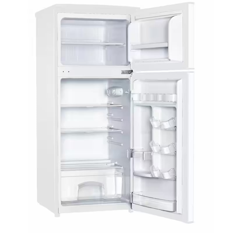 18.5 in. W 4.5 cu. ft. 2-Door Mini Refrigerator with Freezer in White G69014