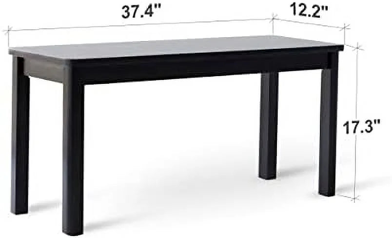 37.4" Wooden Dining Bench U7077
