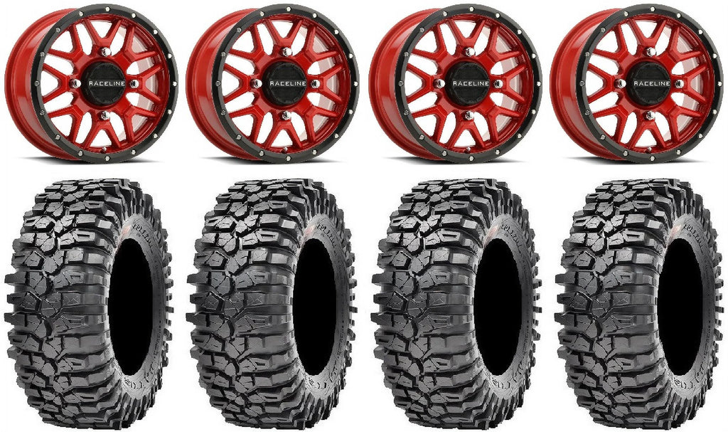 14" Red Wheels 32" Tires G6088