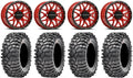 14" Red Wheels 32" Tires G6088