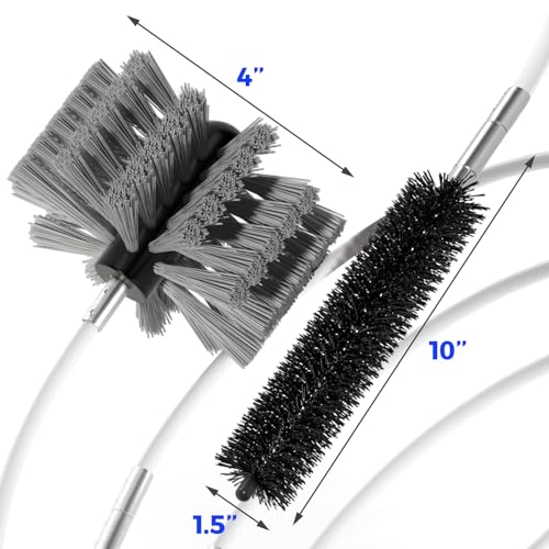 30 Feet Dryer Vent Cleaner Kit Flexible Lint Brush K703592