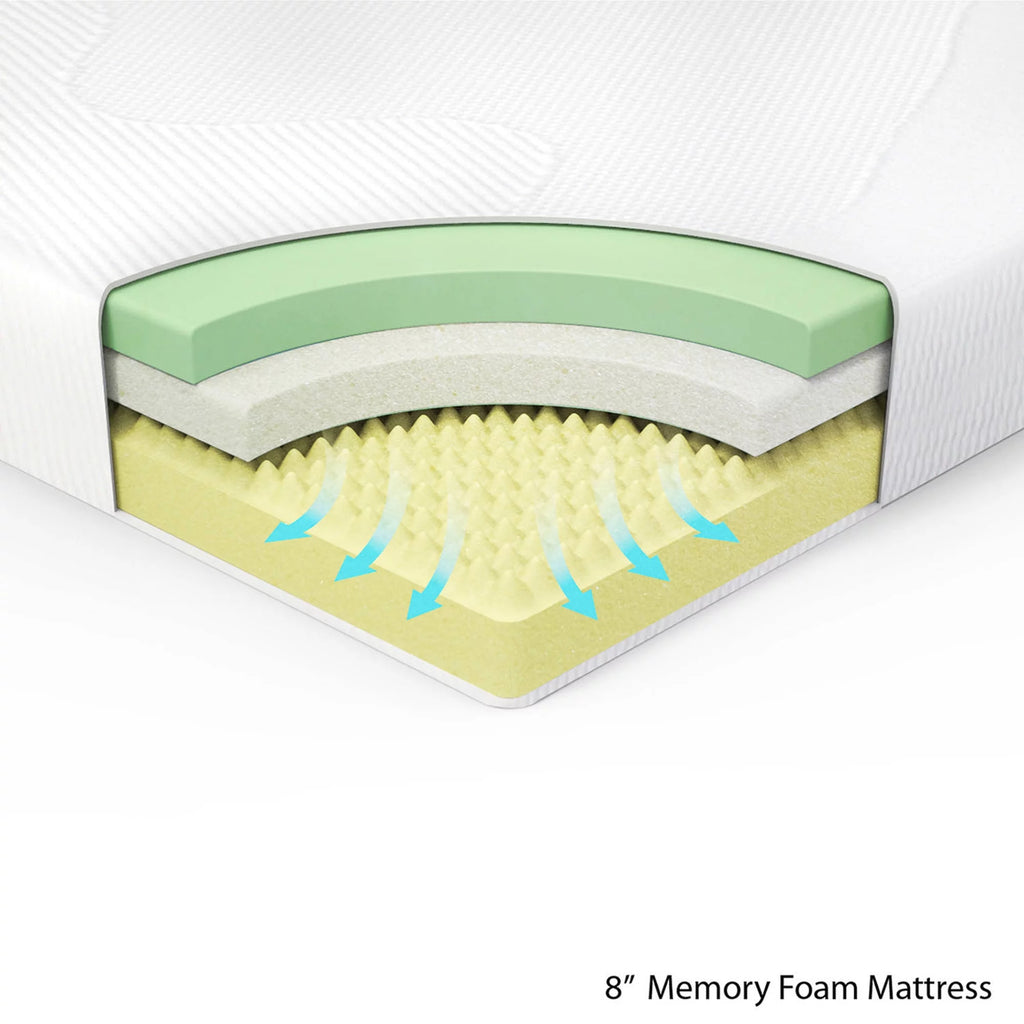8" Memory Foam Mattress, Twin K819056