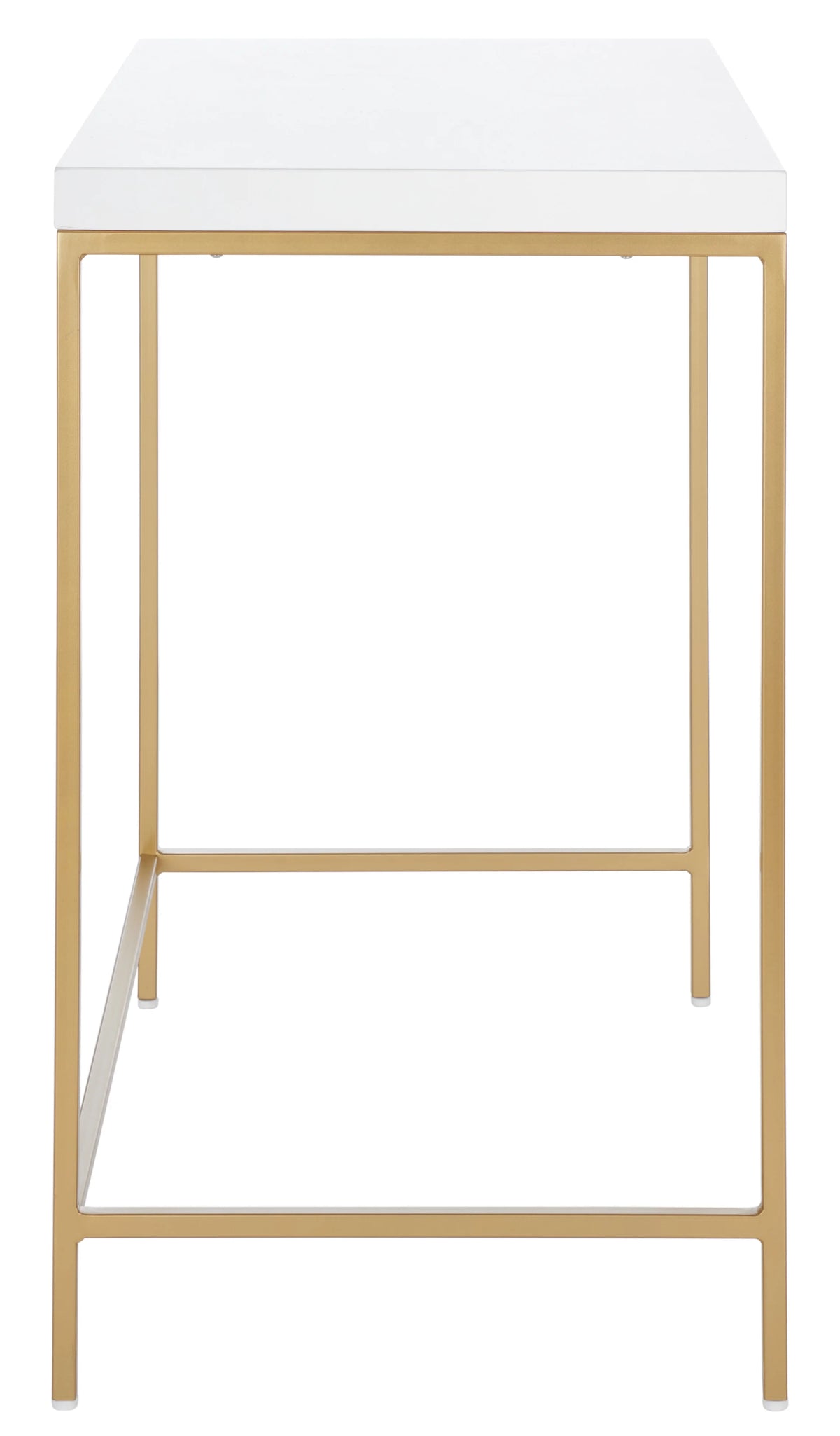 White Gold Wood Writing Desk N89286