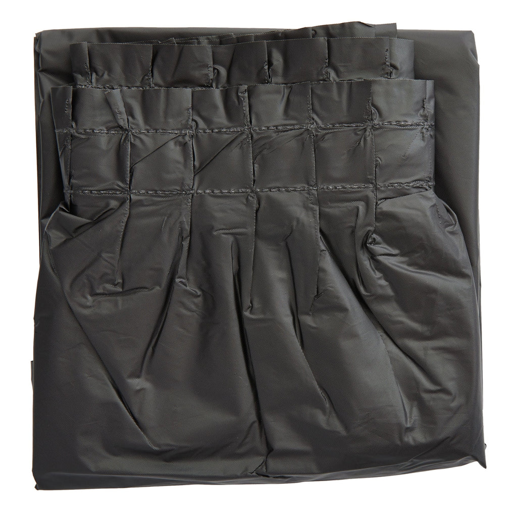 Black 6-Pack Table Skirt for Rectangle Tables T6821