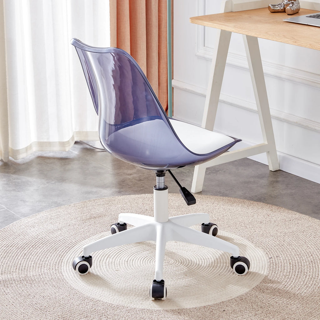 Midnight blue adjustable 360 swivel armless computer chair G771