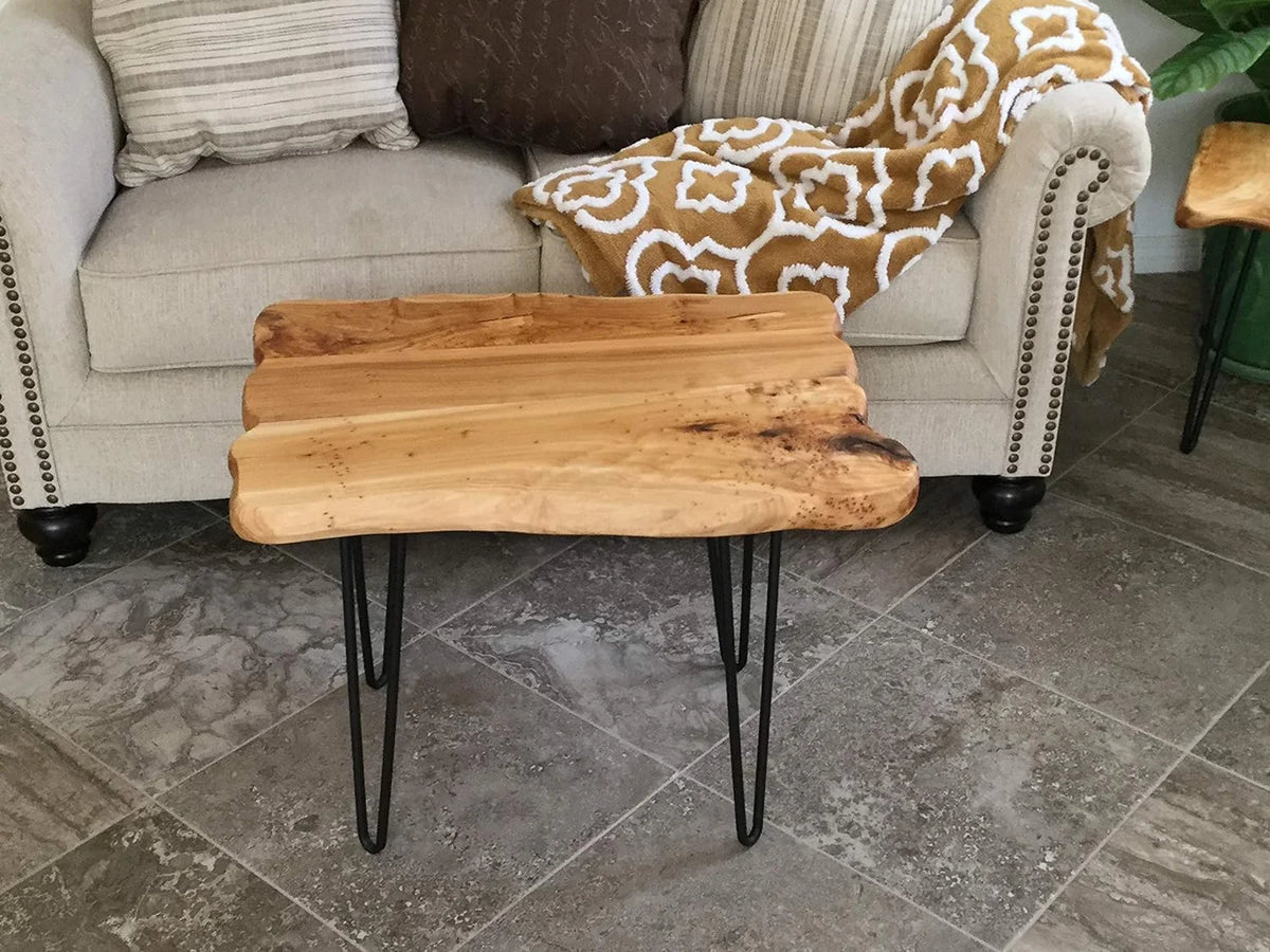 Cedar Roots Coffee Table with 4 Hairpin Legs Q541761
