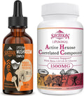 120 SoftGels Liposomal Active Hexose Correlated Supplement and 2000 MG Liposomal Mushroom Complex Drops K2445