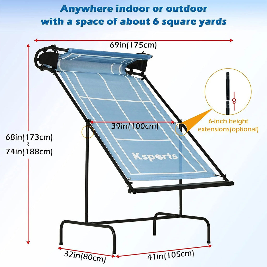 Tennis Rebounder Net Blue P699654