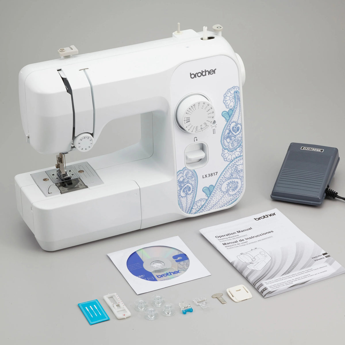 Restored Full Size 17 Stitch Portable Sewing Machine O199