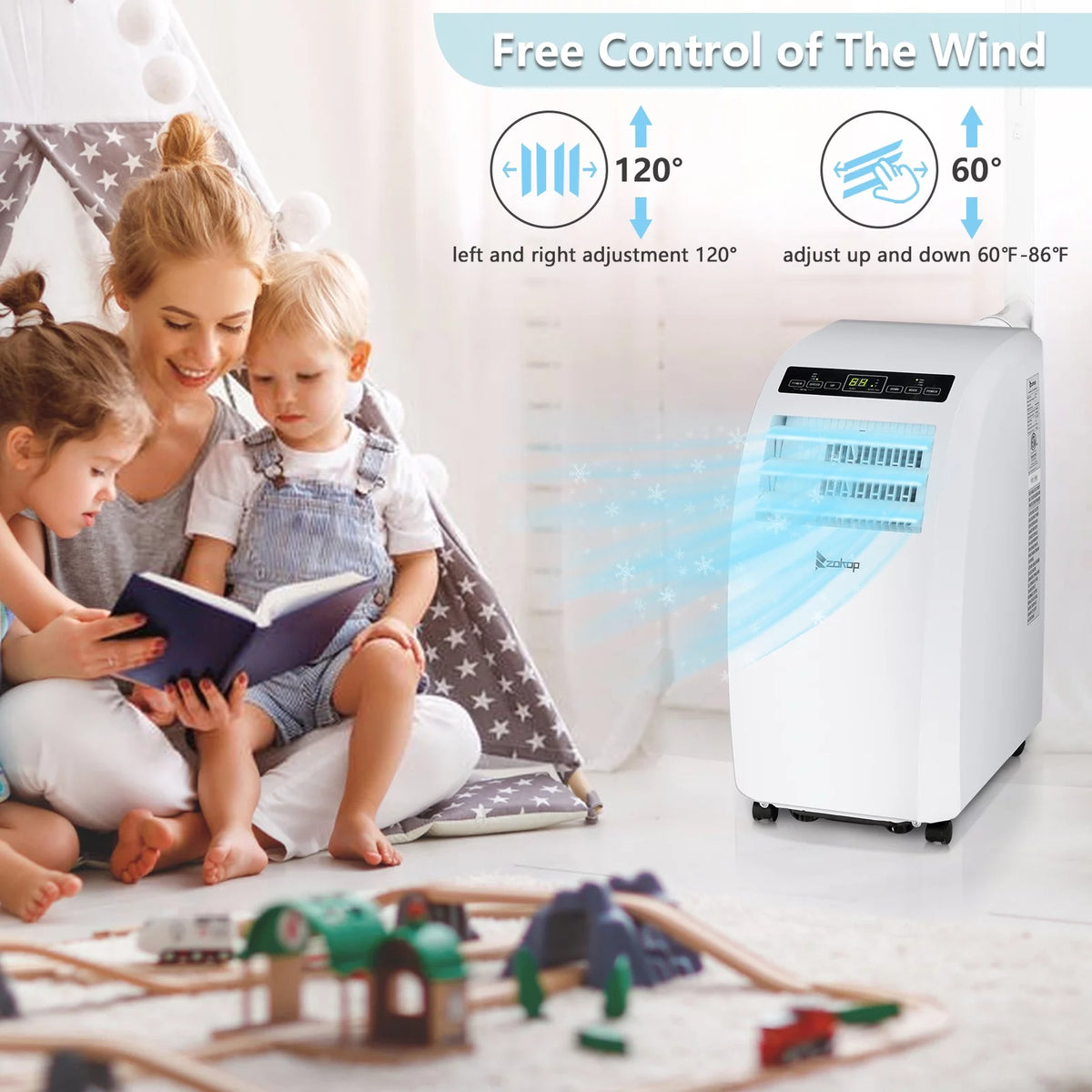 White Portable Air Conditioner F846