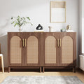 Set of 2 Rattan Sideboard Buffet with Storage W502