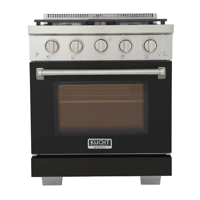 30 4.2 cu. ft. Propane Gas Range in Black S72245