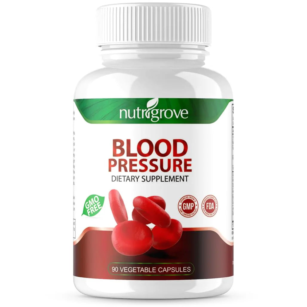 Blood Pressure Dietary Supplement 90 Vegetable Capsules M14607