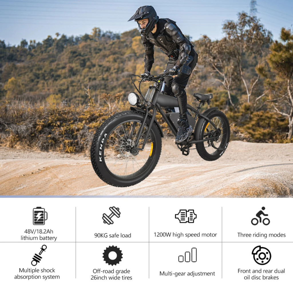 1200W Electric Bike with 26in. Fat Tire O3907