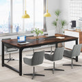 78.7" Rustic Brown Computer Office Desk G74753