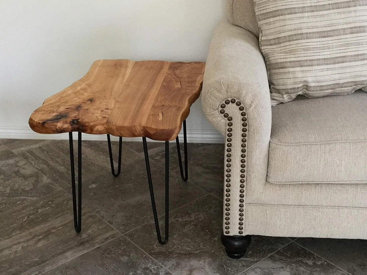 Cedar Roots Coffee Table with 4 Hairpin Legs Q541761