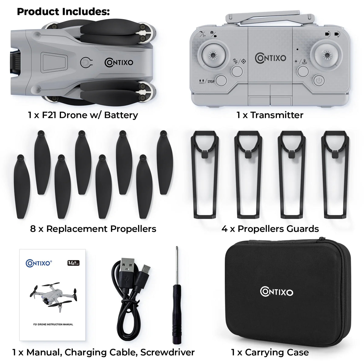 Foldable RC Drone with 1080P HD Camera B73935