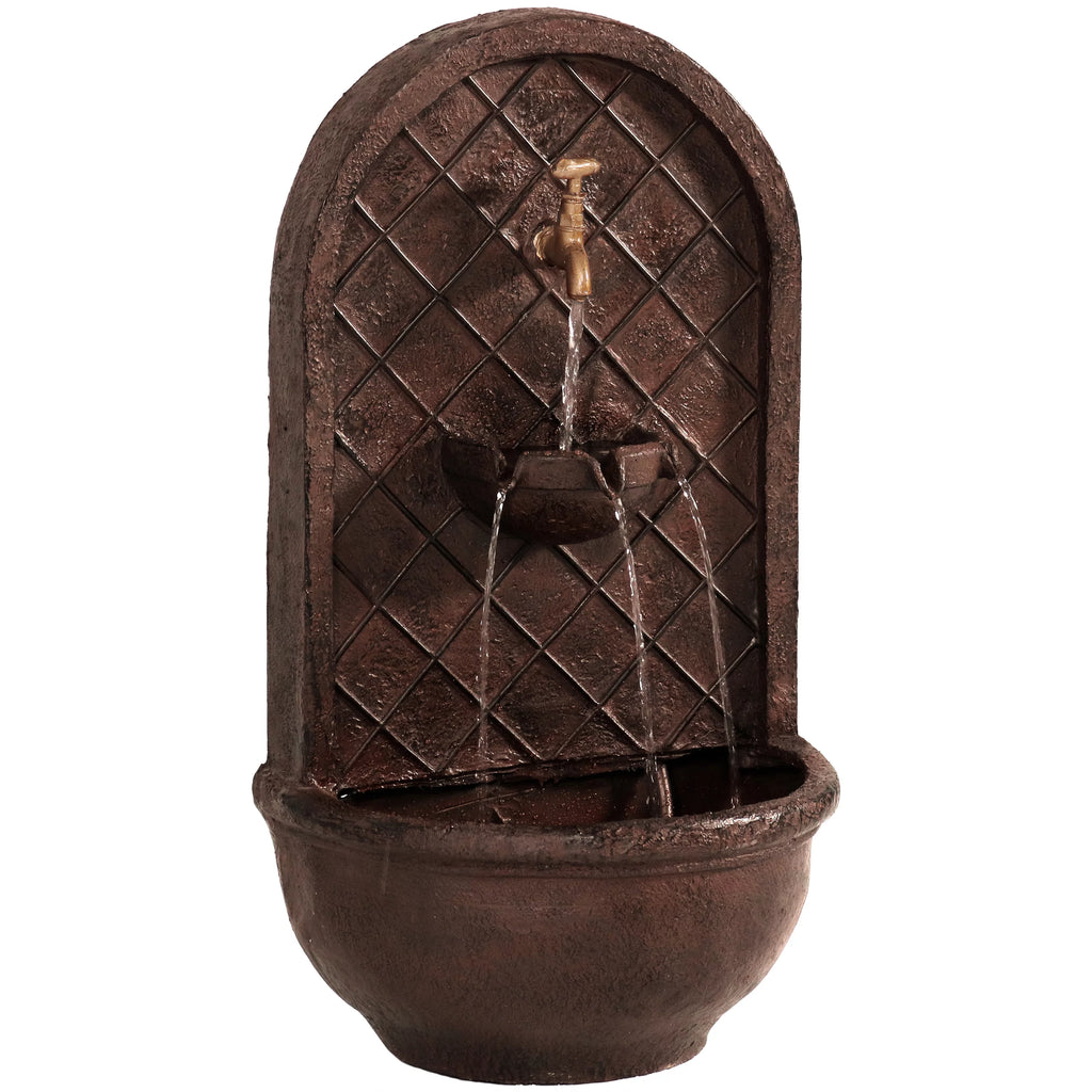 Bronze Solar Wall Fountain K900340