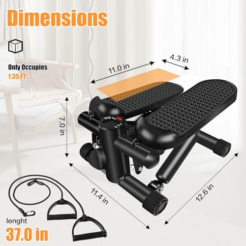 Hydraulic Fitness Stepper with LCD Monitor Z166186