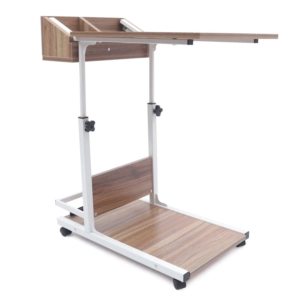 C Shaped Side Table with Wheels V814118