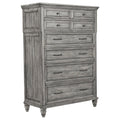 8 Drawer Rectangular Chest Grey X660