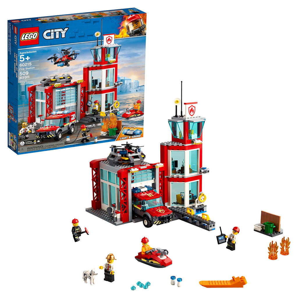 Fire Station Building Set 509 Pieces O91205