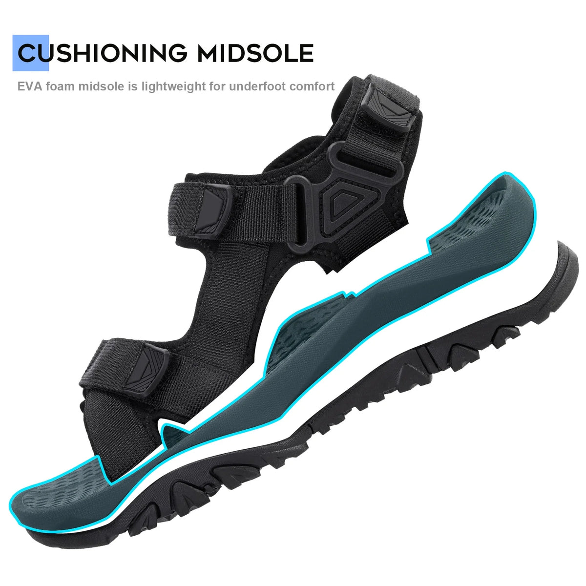 Men's Sport Sandals with Arch Support K95708