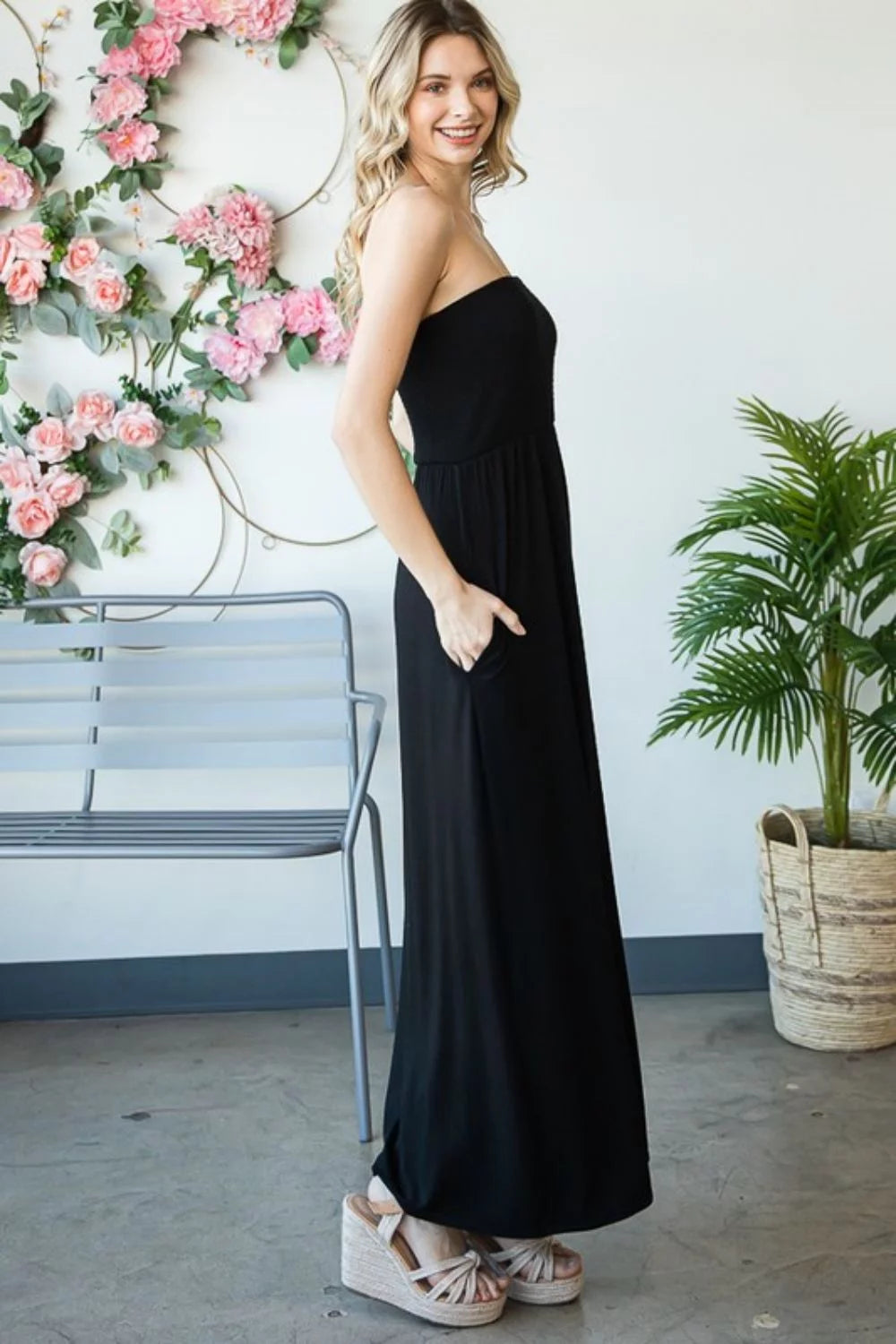 Strapless Maxi Dress F563530