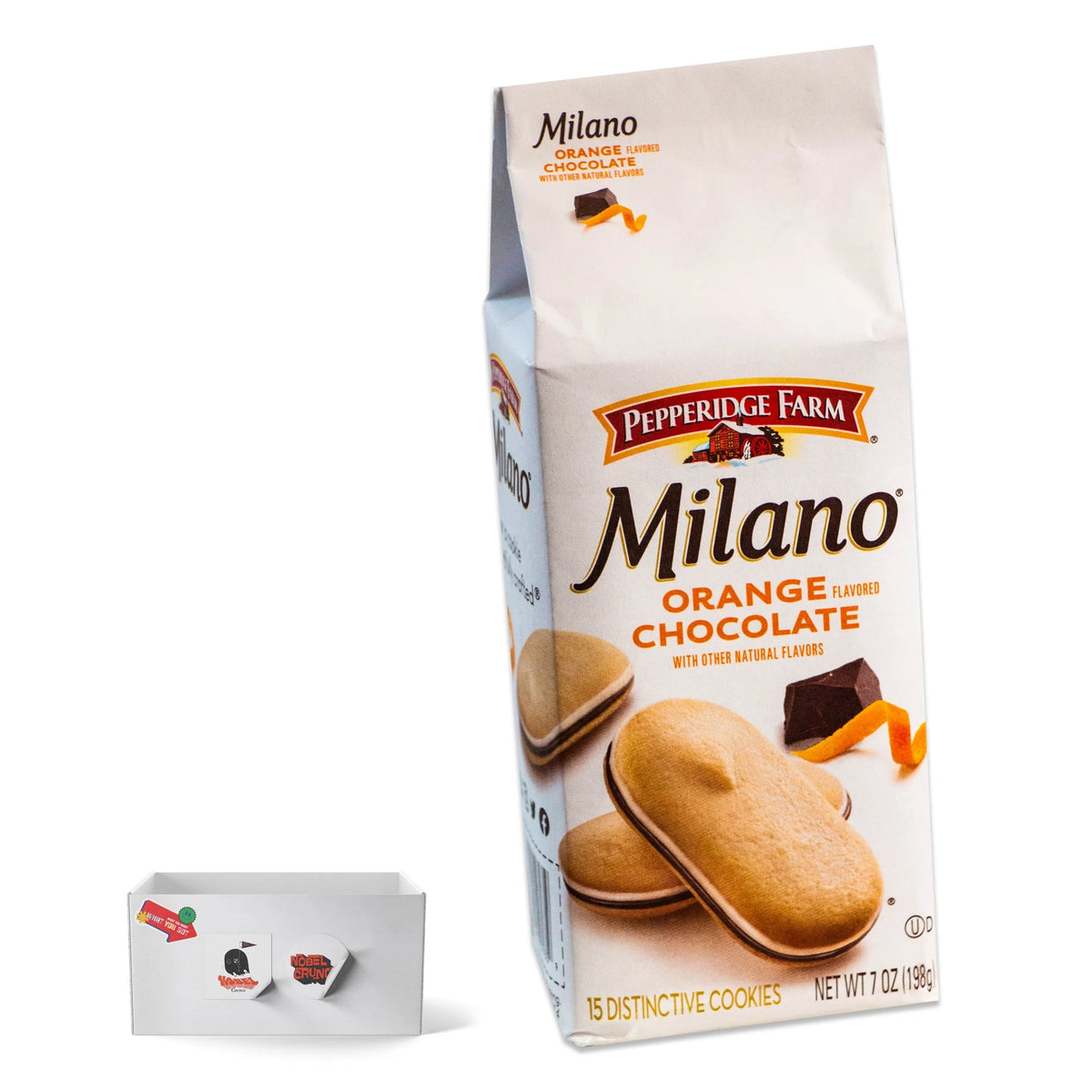 Dark Chocolate Sea Salt Cookies, Orange Chocolate Cookies, Chocolate Covered Pretzels Snack Bundle A7937