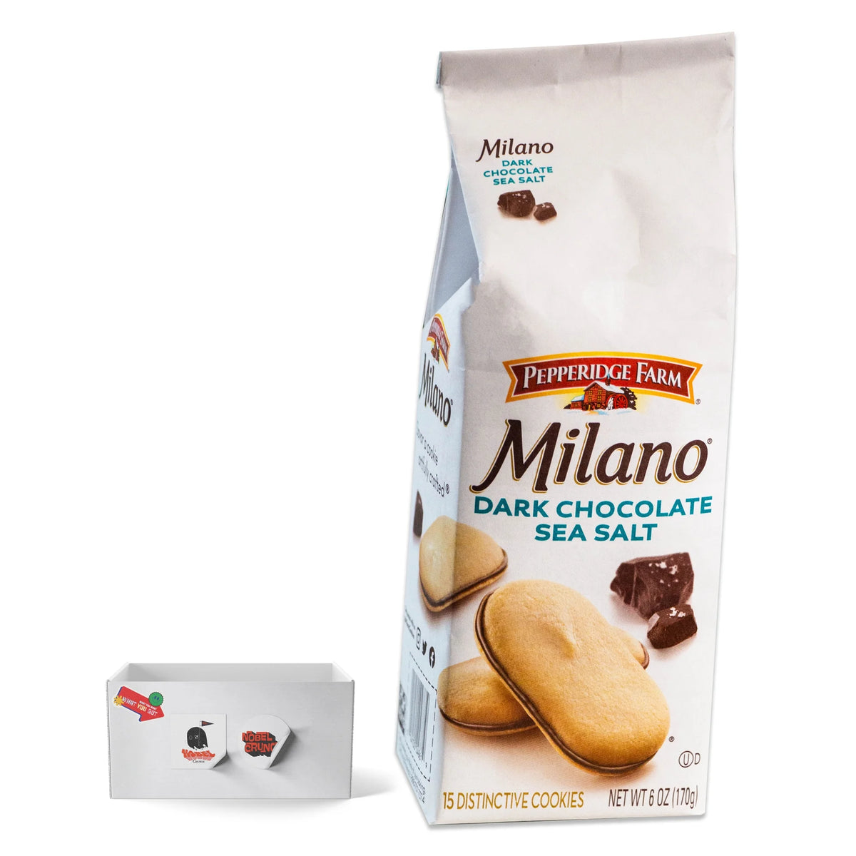 Dark Chocolate Sea Salt Cookies, Orange Chocolate Cookies, Chocolate Covered Pretzels Snack Bundle A7937