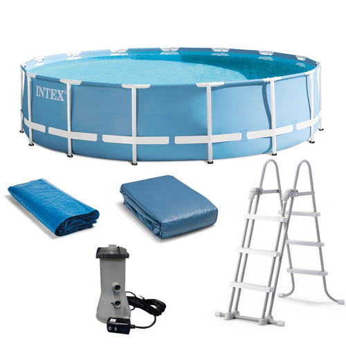 15 Feet x 48 Inches Prism Frame Swimming Pool Set K500623