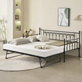 Twin Steel Metal Daybed With Pop-Up Trundle Z60498