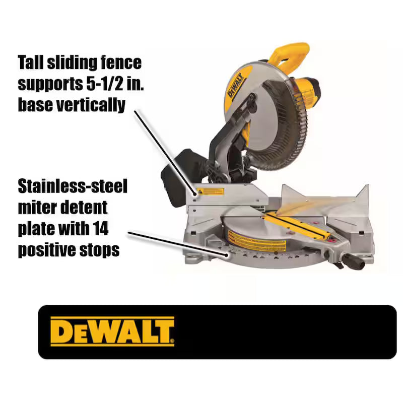 12 in. 15 Amp Single Bevel Compound Miter Saw B450026