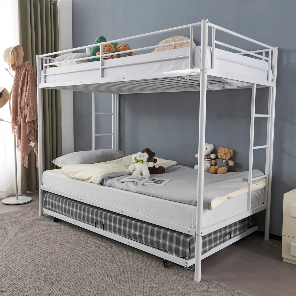 Twin over Twin Steel Bunk Beds N9949