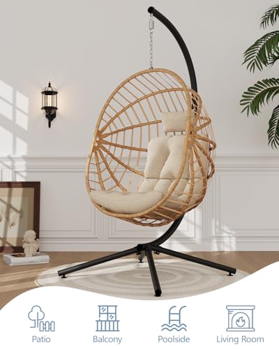 Hanging Egg Chair with Stand O98235