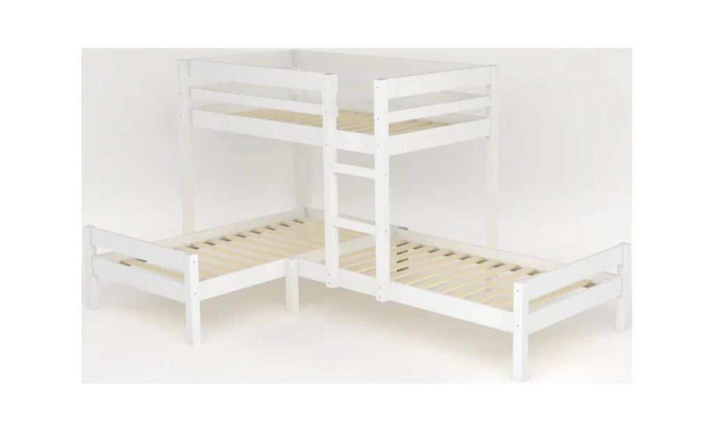 Corner Triple Bunk Bed L346