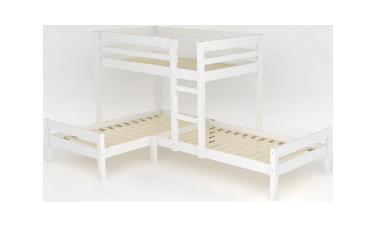 Corner Triple Bunk Bed L346